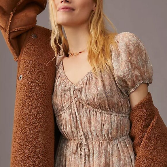 Moon River Printed Maxi Dress - Size Large - NWT - Picture 1 of 10